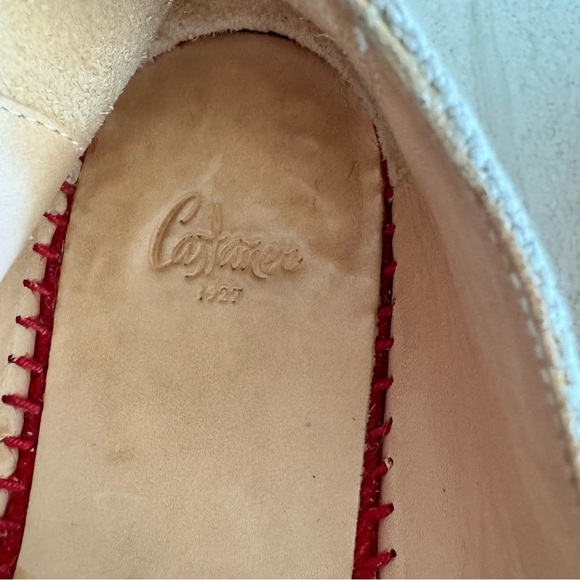 CASTAÑER Cherry & Bees Kenda Merlion Park Embroidered Espadrille Flats Size 39 - Picture 7 of 11